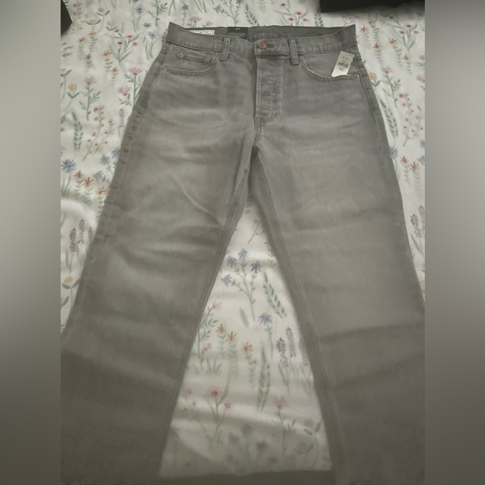 Gap Grey Jeans size:10Petite high waisted